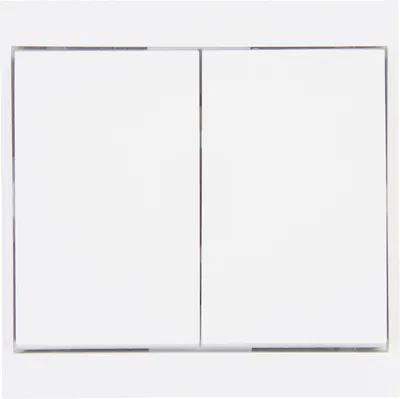 Produktbild von Kopp 620313087, Wippschalter, Kunststoff, Thermoplast, Glanz, Weiß, IP20, IK00