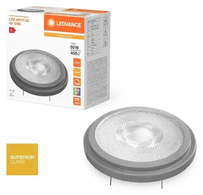 Zdjęcie produktu dla Żarówka LED AR111 50 40° S 7.4W 927 G53 LEDVANCE