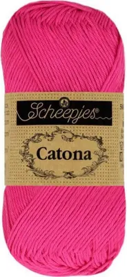 Produktbild von Scheepjes Catona 10g 604 Neon Pink