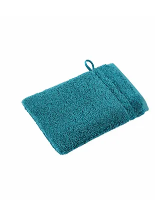 Produktbild von Vossen 116048 | Vienna Style Supersoft Waschhandschuh / 22 x 16 cm - Farbe: Lagoon - Größe: 22 x 16 cm