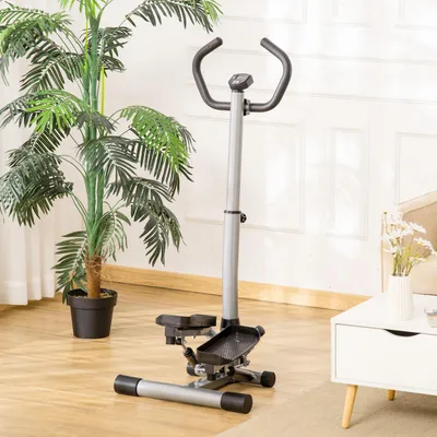 Produktbild von Stepper Handgriff Heimtrainer Fitnessgerät Bein Po-Training Lcd-Bildschirm Verstellbar Geschwindigkeit