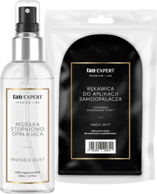 Produktbild von TanExpert Invisible Dust Bräunungsnebel + Handschuh