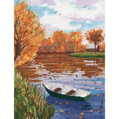 Immagine prodotto di Set per il punto croce "Respiro d'autunno", schema contato, 20x26cm