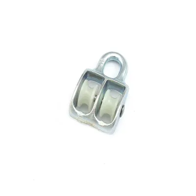 Produktbild von 2 Blockseilrolle 15mm f. Seil 5mm Seilrolle Umlenkrolle Rolle