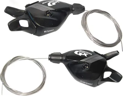 Produktbild von SRAM 00.7018.209.002 Trigger-Schalter GX 11-f. rechts, mit Klemme, schwarz (1 Stück)