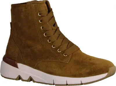 Obrázok produktu pre Gabor 73740-14 Cognac (brown) - členková obuv bez podšívky - dámska obuv módne členkové topánky, hnedá, koža (dreamvelour)