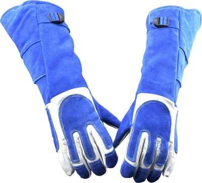 Produktbild von Anti-Biss Tierhandschuhe Weiches Leder Verdicken Kratzfeste Handschuhe Bissfeste Schutzhandschuhe (XL)
