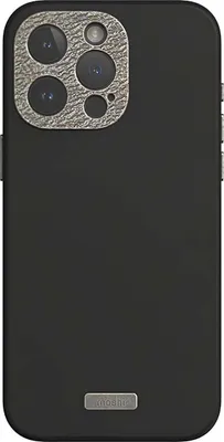 Produktbild von Moshi, MagSafe Hülle iPhone 15 Pro Max Modell Nappa robust, Schwarz