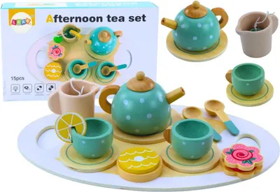 Immagine prodotto di Set da caffè e tè in legno per bambini
