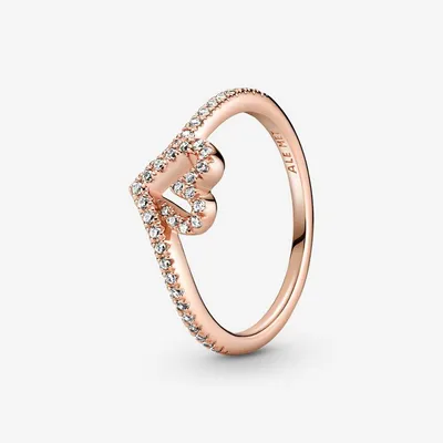 Produktbild von PANDORA Damenring Herz mit Zirkonia, rosé