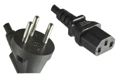 Zdjęcie produktu dla Microconnect PE010418ISRAEL, 1,8 m, Wtyczka zasilająca typu H, C13 panel, 250 V, 10 A