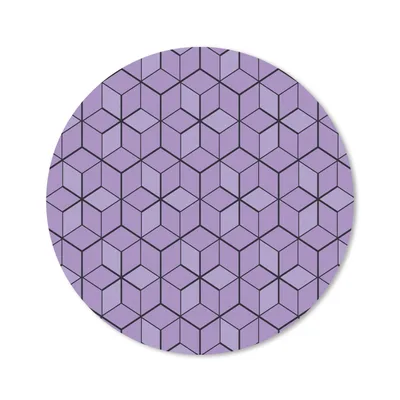 Produktbild von MuchoWow® Mauspad Mousepad 3D - Muster - Blöcke 20x20 cm - Mousepads - Maus Mat - Pad - Mausunterlage - Schreibtischmatte