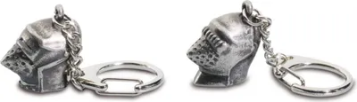 Produktbild von 2er Set Schlüsselanhänger Bascinet Ritter Helme