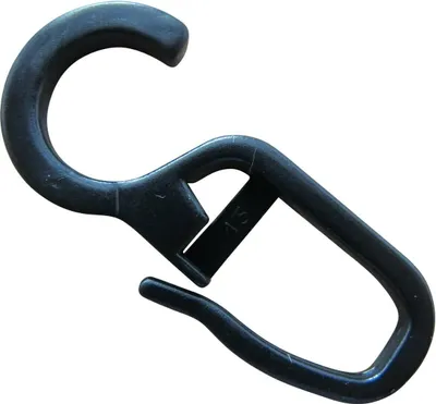 Immagine prodotto di rewagi® 10x ganci a clip neri - occhiello da 10 mm - ganci per pieghe - ganci per tende