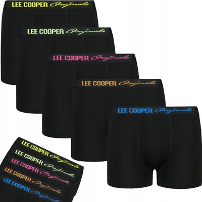 Produktbild von LEE COOPER pánske boxerky 5-pack nohavice čierne, 39178, M