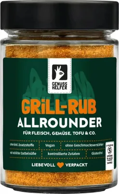 Produktbild von Grill-Rub Allrounder, BBQ Rub Gewürzmischung, Grillgewürz für Fleisch, 200g