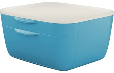Obrázek produktu pro Leitz 53570061, 2 zásuvka/zásuvek, Polystyren, Modrá, Bílá, 1 kusů, 251 mm, 143 mm