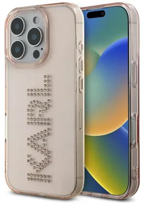 Immagine prodotto di Custodia Karl Lagerfeld Iml Strass Logo Do Iphone 16 Pro Różowy