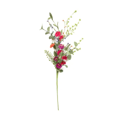 Obrázok produktu pre HOMLA MEADOW umelá vetvička s farebnými kvetmi 70 cm