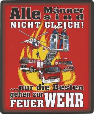 Produktbild von Mousepad Mauspad - Feuerwehr - 22524 rot Gr. 24 x 20cm