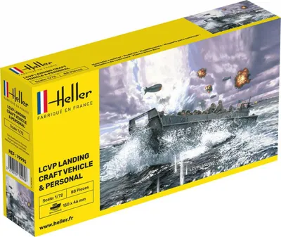 Produktbild von Heller LCVP Landungsboot mit Besatzung1:72, 79995