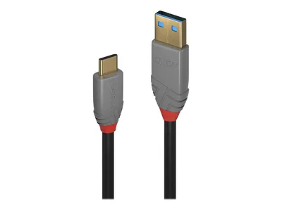 Image de LINDY Câble USB 3.1 Type A à C 5A PD Anthra Line 0.5m