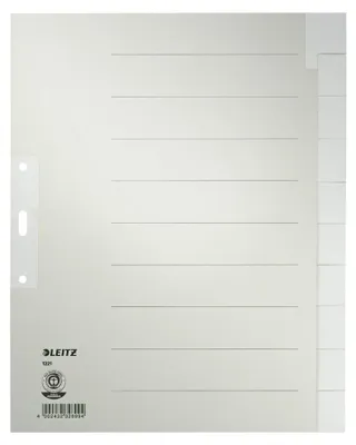 Produktbild von Leitz Register Blanc, 24 cm, 30 cm