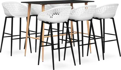 Produktbild von 7-tlg. Bar-Set Schwarz und Weiß