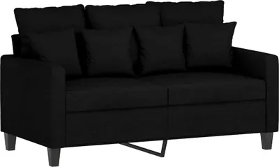 Obrázok produktu pre vidaXL 2-miestna pohovka čierna 120 cm látka