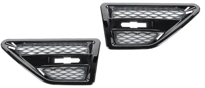 Obrázek produktu pro 1 pár bočních mřížek ventilace, chromované, jako náhrada za originální díl pro vozidla Freelander LR2, modely 2007-2014