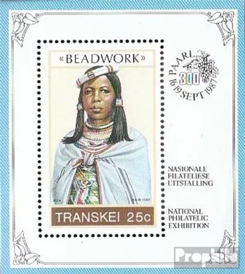 Produktbild von Briefmarken Südafrika - Transkei 1987 Mi Block4 (kompl.Ausg.) gestempelt Perlschmuckarbeiten
