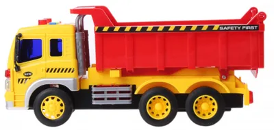 Produktbild von baustellenfahrzeug mit Sound gelb/rot 29 cm