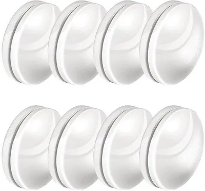 Produktbild von Magnetische Tafelkleedgewichte Magnetisch für Duschgordinen zur Opwaibekämpfung (Weiß, 8 Stück)