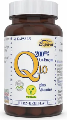 Produktbild von Espara Q10 200 mg Co-Enzym Kapseln, 60 St. Kapseln