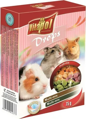 Image de Snack pour rongeurs Drops Mix Vitapol 75 g