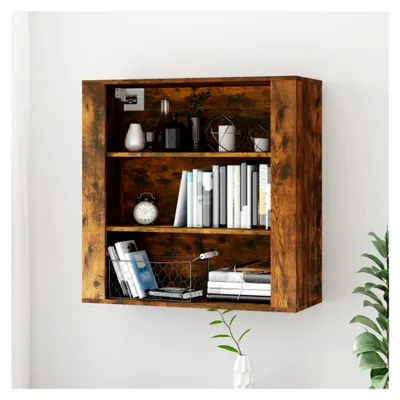 Produktbild von Hängeschrank Räuchereiche, 80 x 33 x 80 cm, Holzwerkstoff