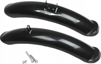 Produktbild von Kinderfahrradschutzblech Set für 16 Zoll Räder, Schwarz