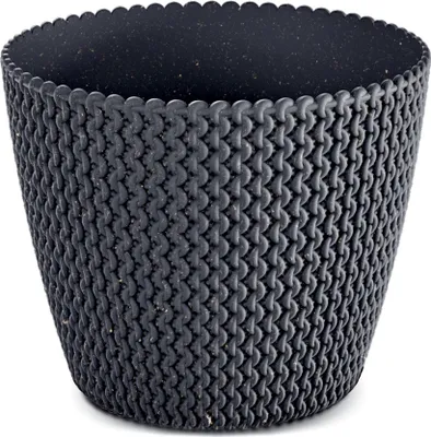 Immagine prodotto di Květináč SPLOFY ECO WOOD 21,8 cm - barva: antracit ECO