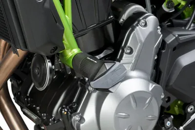 Produktbild von PUIG 9355N Sturzpads R19 passend fuer KAWASAKI Z650 Schwarz