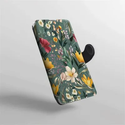 Image de Mobiwear Folioscope pour Apple iPhone 16e - Green Meadow