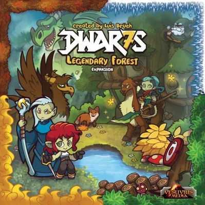 Produktbild von Dwar7s Legendary Forest Expansion - Brettspiel Erweiterung - ENG Edition