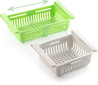 Image de Rangement Réglable pour Réfrigérateur Friwer InnovaGoods 2 Unités