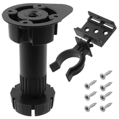 Productafbeelding van Set van 4 verstelbare meubelpootjes 100-150 mm - inclusief clips en schroeven