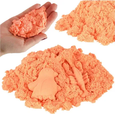 Produktbild von KIK KX9568_7 Kinetischer Sand 1 kg im Beutel orange AKTION