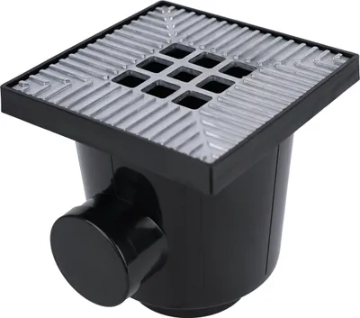 Produktbild von Außen Aluminium Gitterrinne 200 x 200 mm - pro Stück
