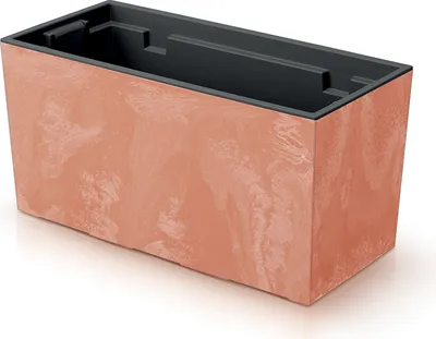 Produktbild von Blumenkästen URBI CASE mit Terrakotta-Einsatz 40 cm