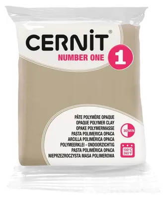 Produktbild von Cernit Polymer Clay N°1 Polymer-Ton Sahara 56 g