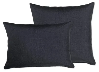 Produktbild von Beautex Kissenhüllen Leinen Optik, Kissen Kissenbezug Sofakissen,Dunkelgrau,40x40cm