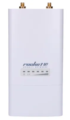 Produktbild von RocketM3 3GHz Basisstation, 1x RJ45 100Mb/s, 2x RP-SMA Ubiquiti