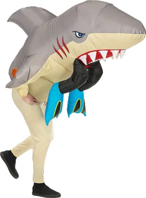 Produktbild von Haai Shark Attack Opblaasbaar Volwassene Kostuum ONE